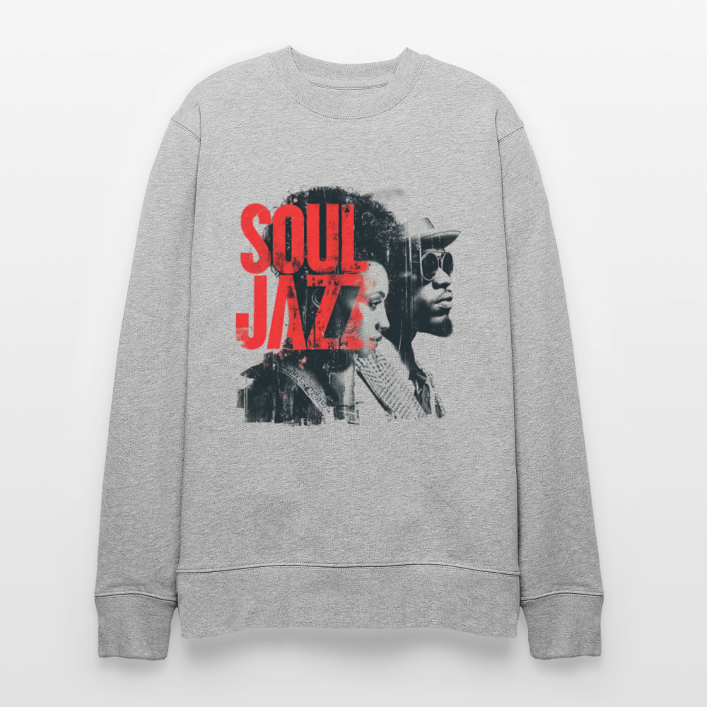 The Essence of Soul Jazz, Ekologisk sweatshirt CHANGER unisex från Stanley/Stella - gråmelerad