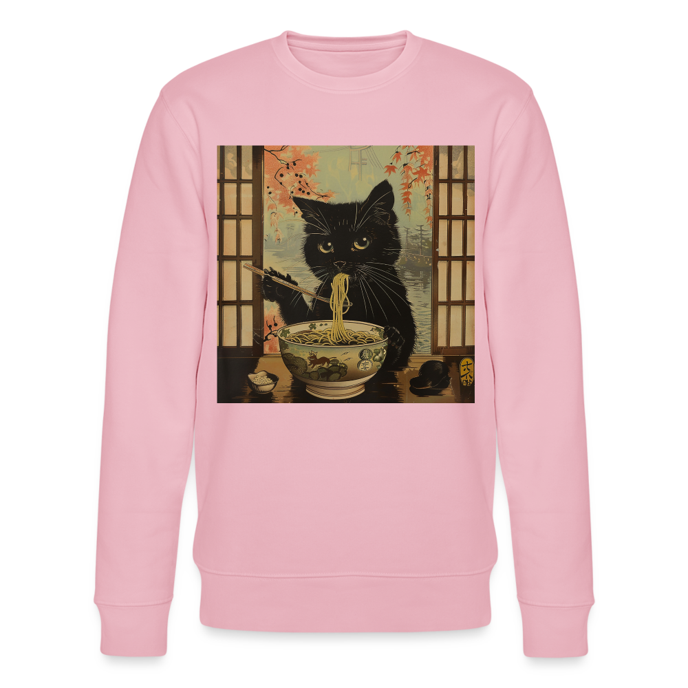 Ramenkatt, Ekologisk sweatshirt CHANGER unisex från Stanley/Stella - ljusrosa