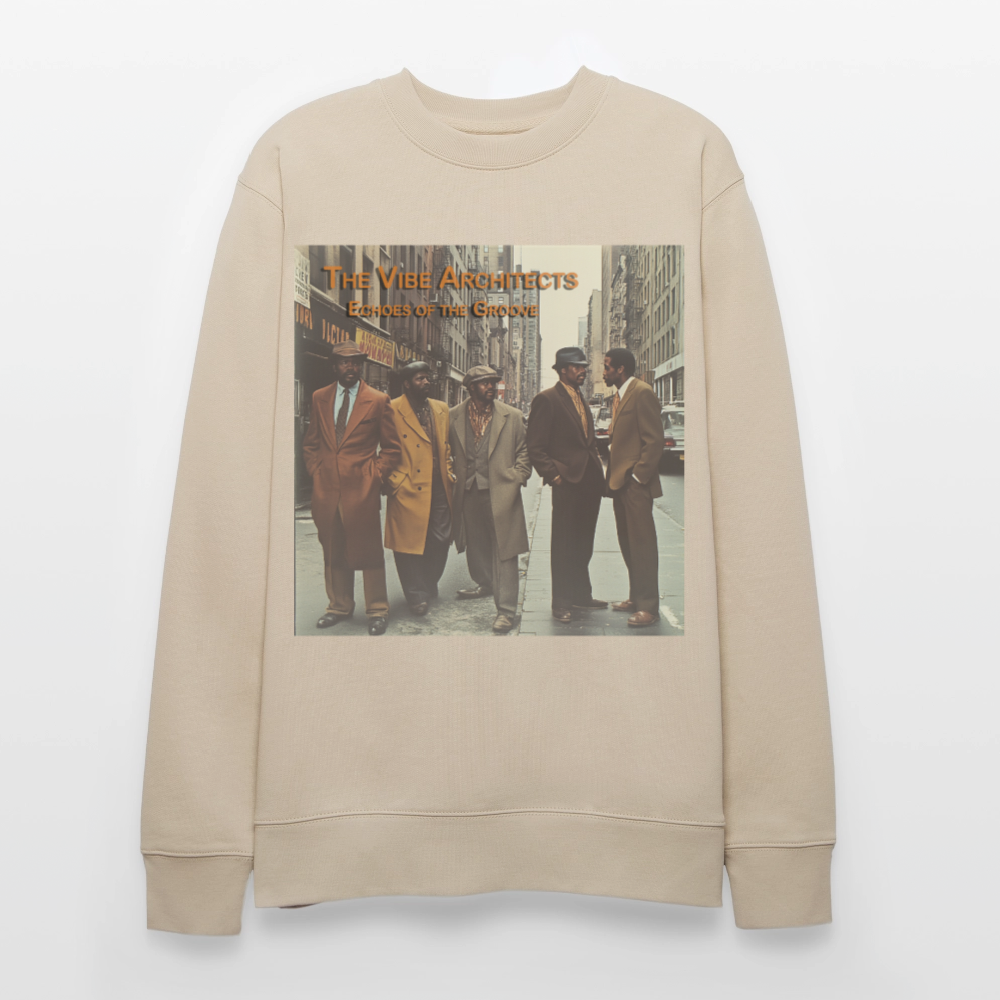 The Vibe Architects, Ekologisk sweatshirt CHANGER unisex från Stanley/Stella - beige