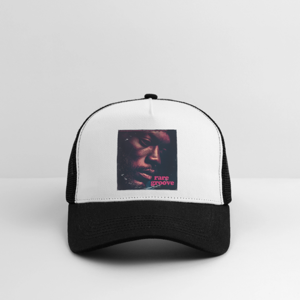 Groove Dust, Trucker Cap - vit/svart