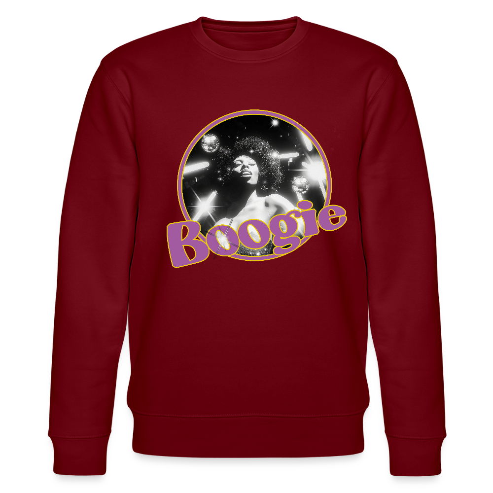 Electric Groove, Ekologisk sweatshirt CHANGER unisex från Stanley/Stella - vinröd