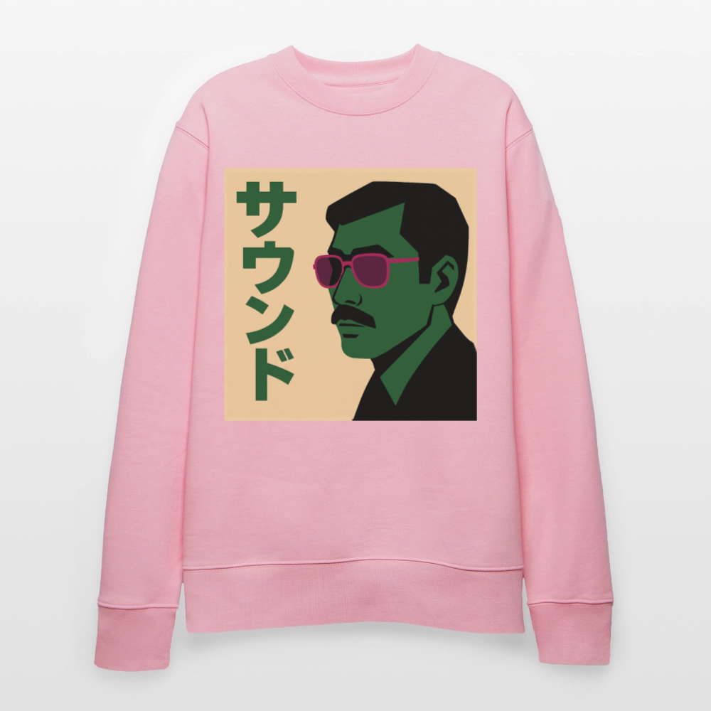 Nippon Sound, Ekologisk sweatshirt CHANGER unisex från Stanley/Stella - ljusrosa