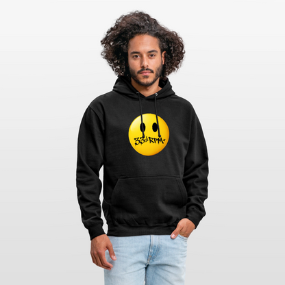 Turntable Grin, Luvtröja unisex - svart