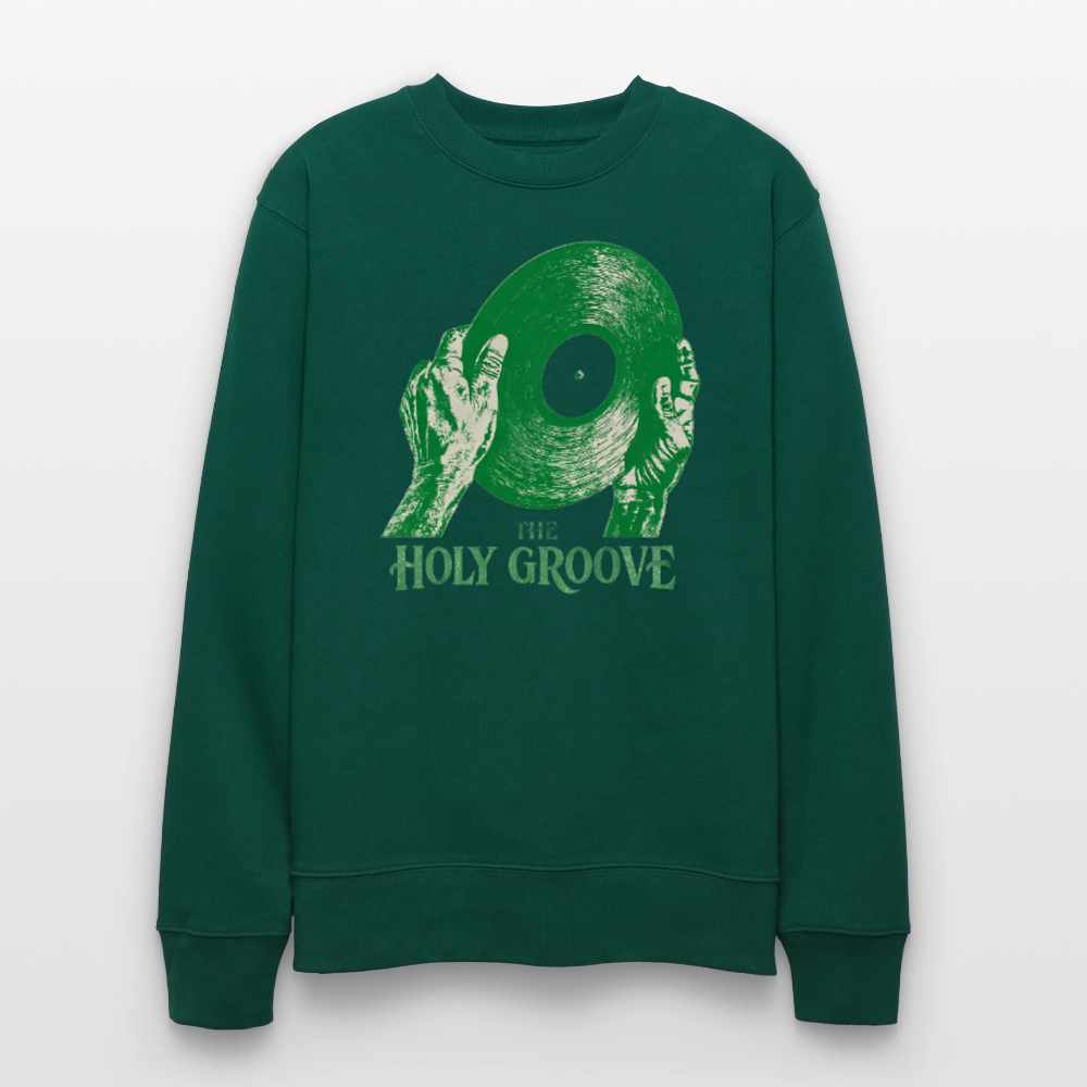 The Holy Groove, Ekologisk sweatshirt CHANGER unisex från Stanley/Stella - skogsgrön