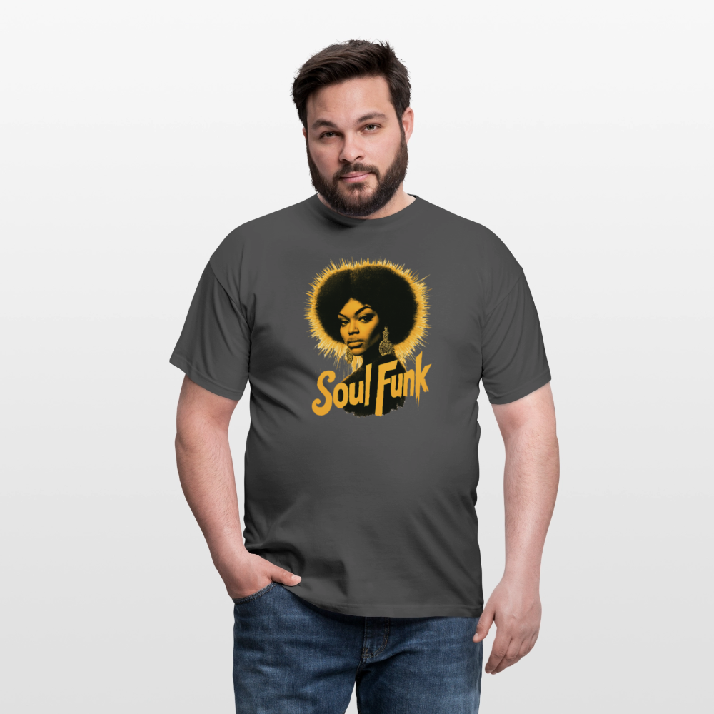 Soul Funk, T-shirt herr - kolgrå