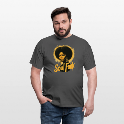 Soul Funk, T-shirt herr - kolgrå