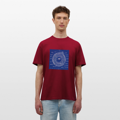 Kind of Blueprint, T-shirt unisex - tegelröd