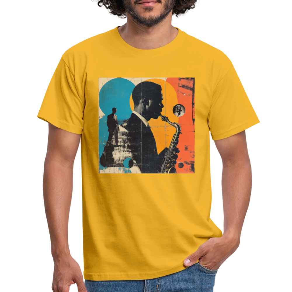 Smooth & Swinging, T-shirt herr - gul