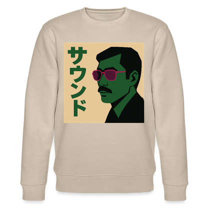Nippon Sound, Ekologisk sweatshirt CHANGER unisex från Stanley/Stella - beige