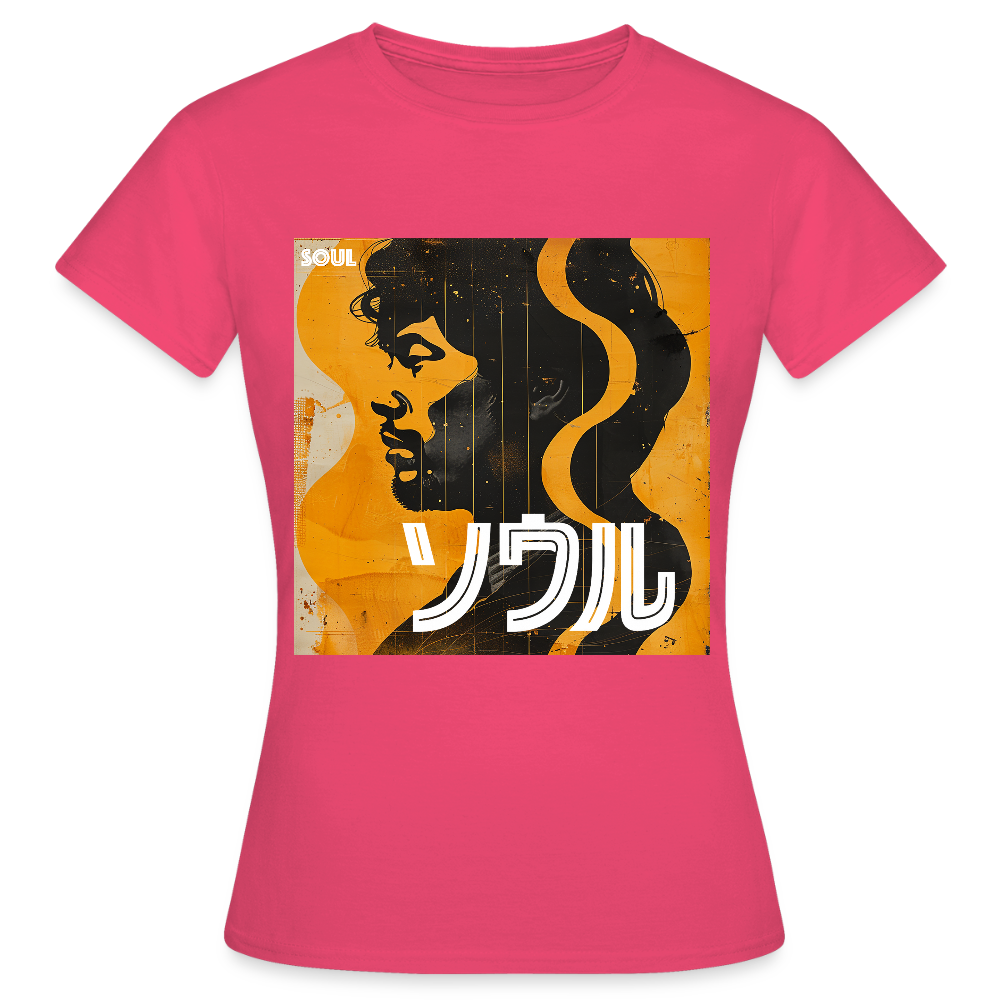 Nippon Grooves, T-shirt dam - azalea