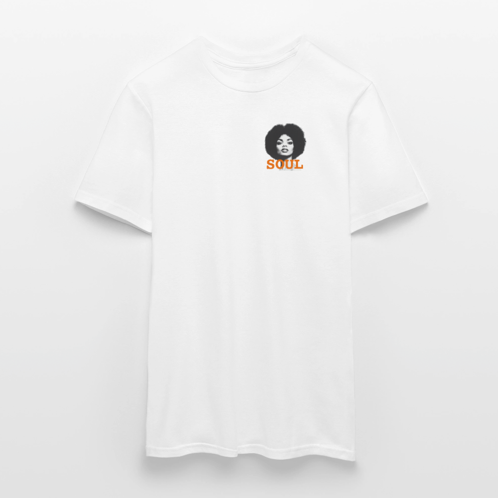 T-shirt unisex - Litet brösttryck - Litet brösttryck - vit