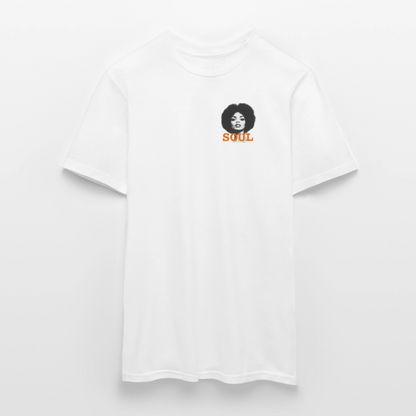 T-shirt unisex - Litet brösttryck - Litet brösttryck - vit