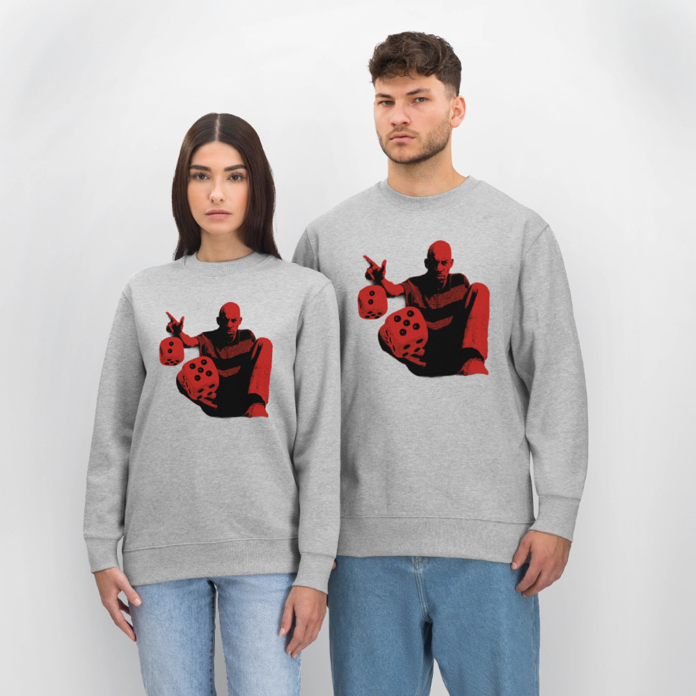 Six Side Story,  Ekologisk sweatshirt CHANGER unisex från Stanley/Stella - gråmelerad