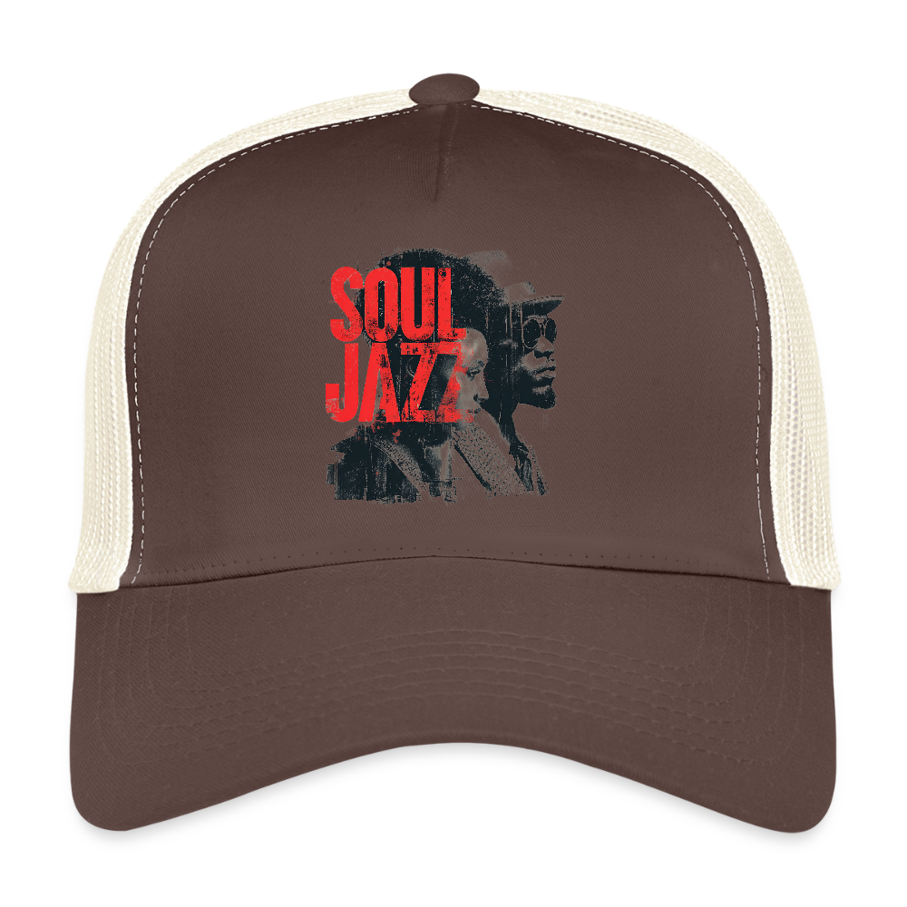 The Essence of Soul Jazz, Trucker Cap - brun/beige