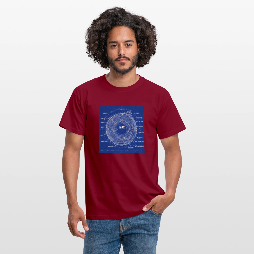 Kind of Blueprint, T-shirt unisex - tegelröd
