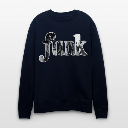 Funk Vibes, Ekologisk sweatshirt CHANGER unisex från Stanley/Stella - marinblått