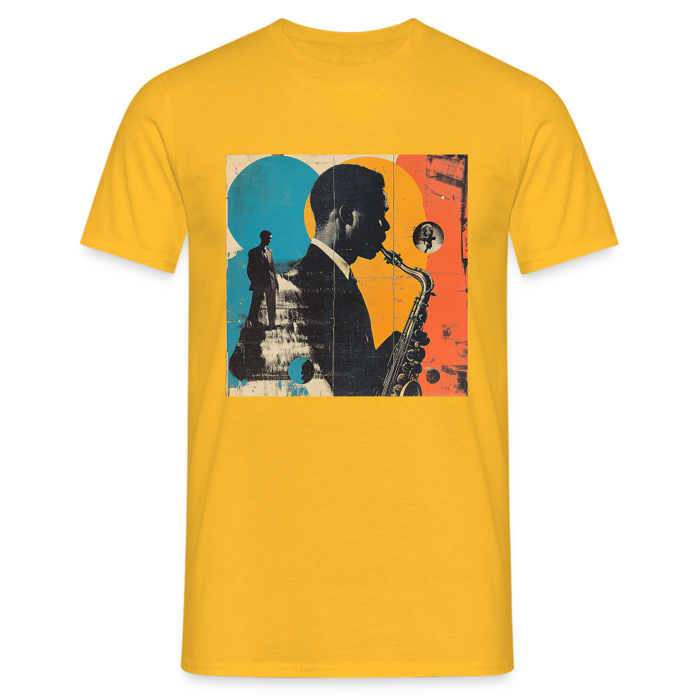 Smooth & Swinging, T-shirt herr - gul