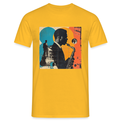 Smooth & Swinging, T-shirt herr - gul