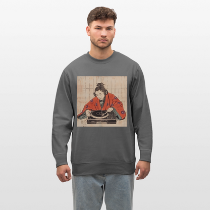 Echo från Edo, Ekologisk sweatshirt CHANGER unisex från Stanley/Stella - kolgrå