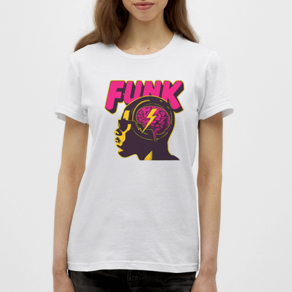 Funk Head, T-shirt dam - vit