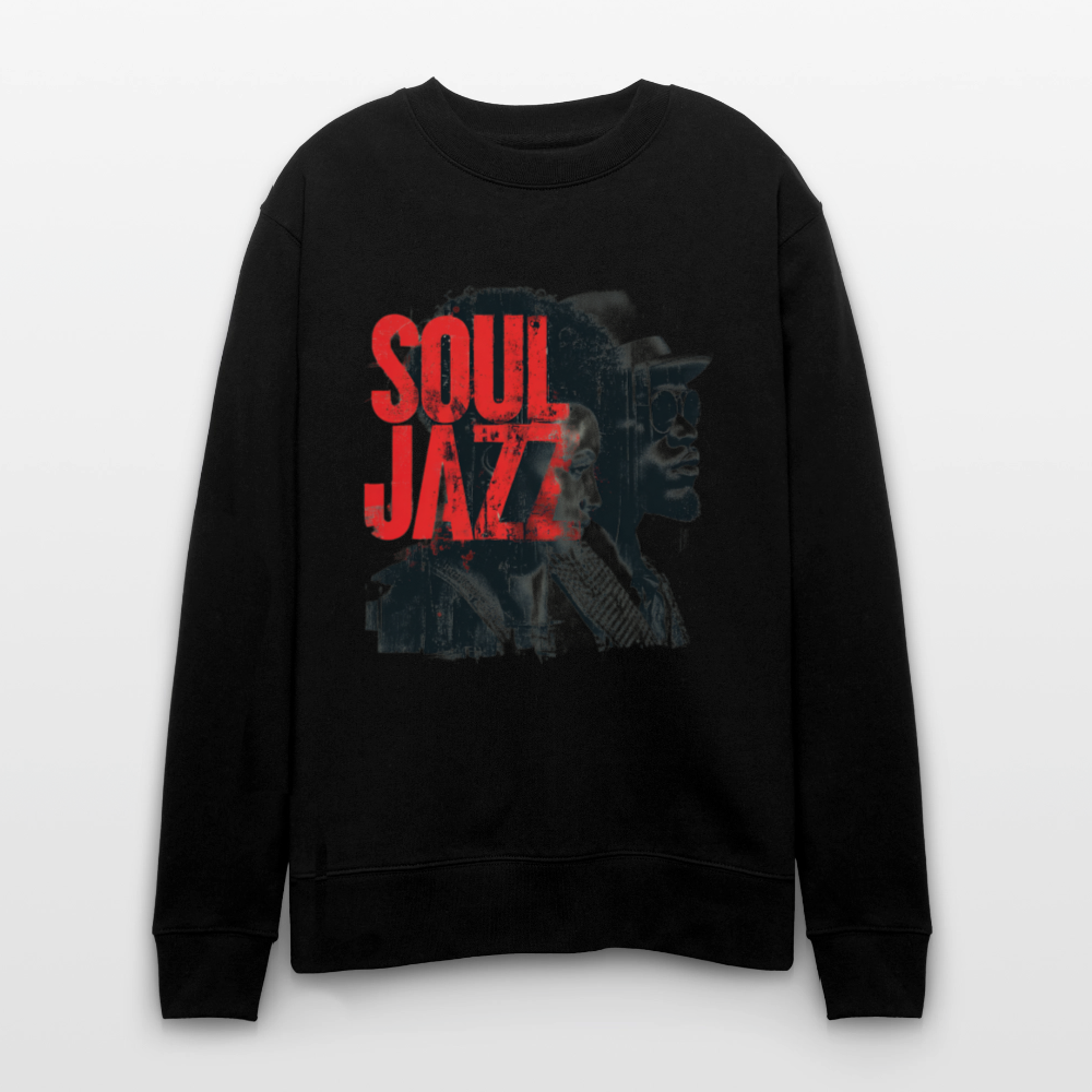 The Essence of Soul Jazz, Ekologisk sweatshirt CHANGER unisex från Stanley/Stella - svart