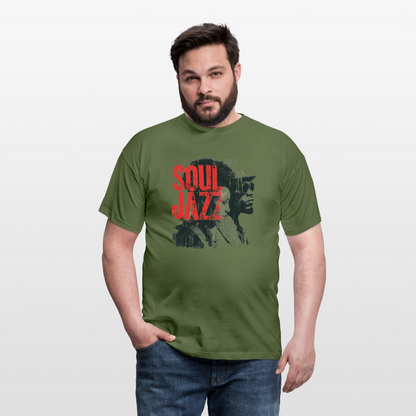 The Essence of Soul Jazz, T-shirt unisex - Militärgrön