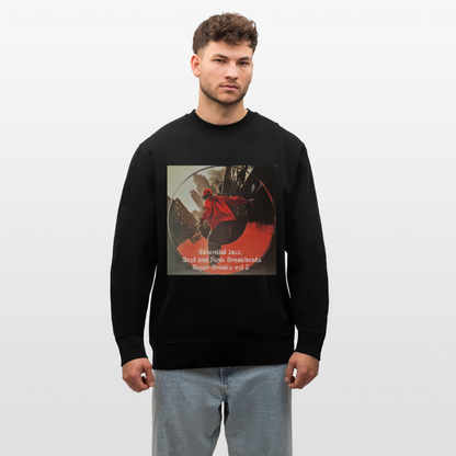 Super Breaks vol 2, Ekologisk sweatshirt CHANGER unisex från Stanley/Stella - svart