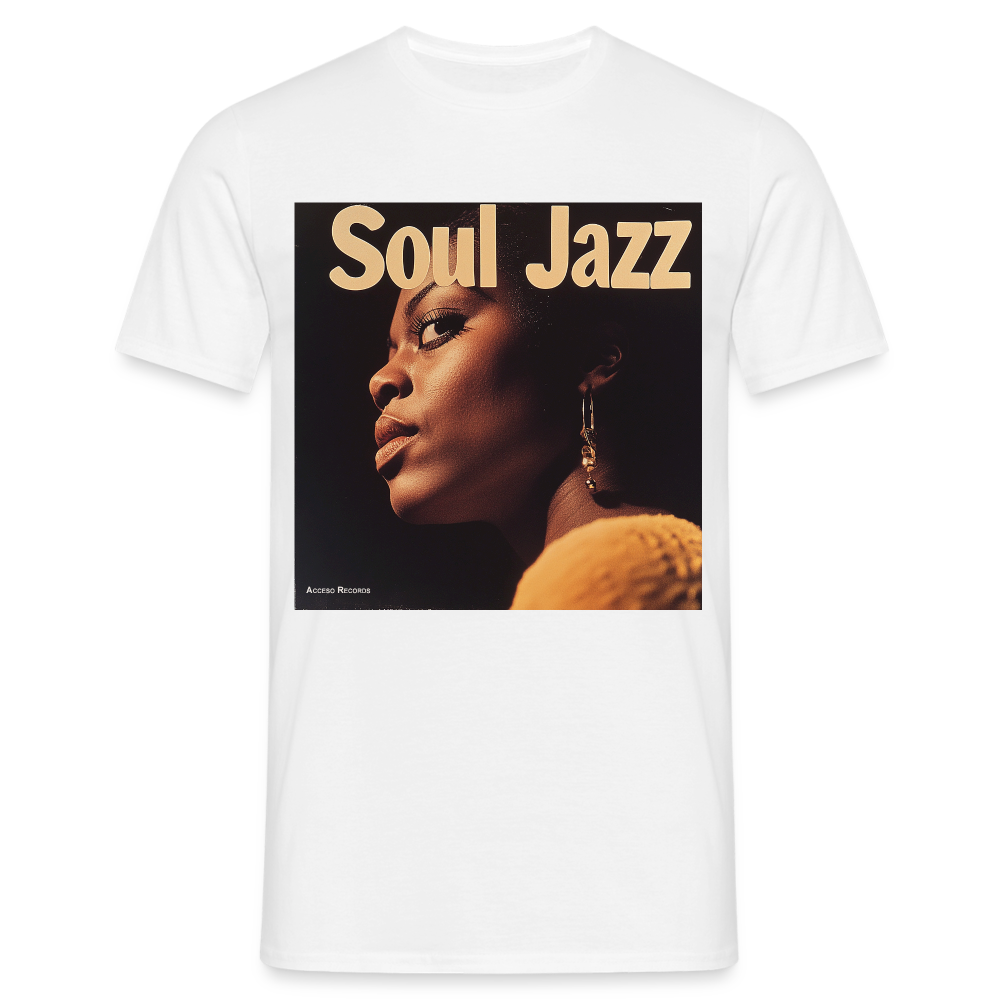 Acceso's Soul Groove: Jazz with a Beat, T-shirt herr - vit