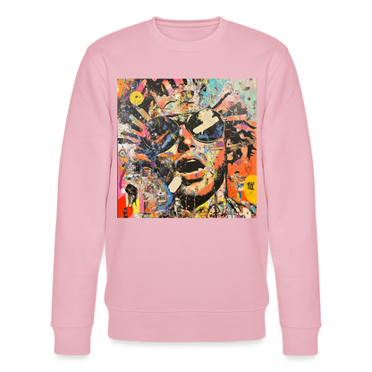 Cosmic Soul Groove, Ekologisk sweatshirt CHANGER unisex från Stanley/Stella - ljusrosa