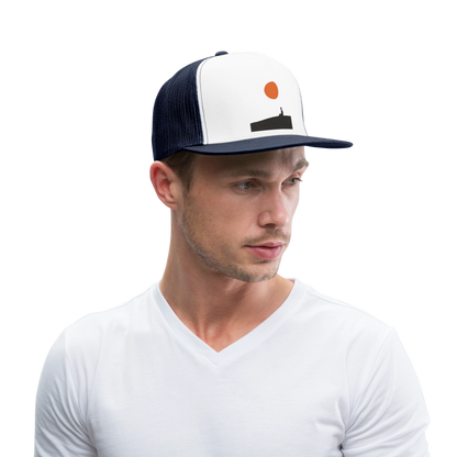 Under the sun, Trucker Cap - vit/marinblå