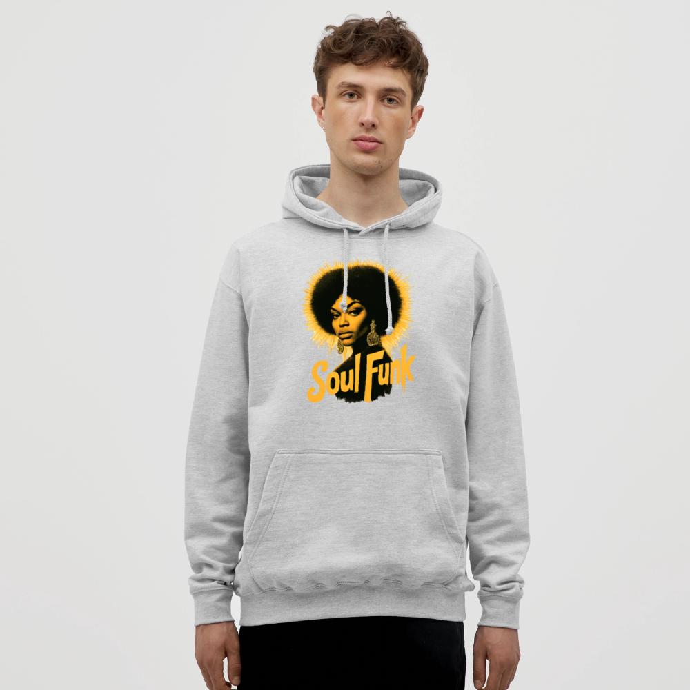Soul Funk, Luvtröja unisex - ljusgråmelerad