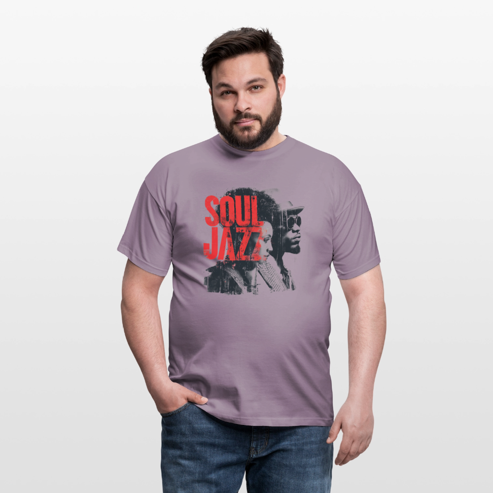 The Essence of Soul Jazz, T-shirt unisex - lilagrå 