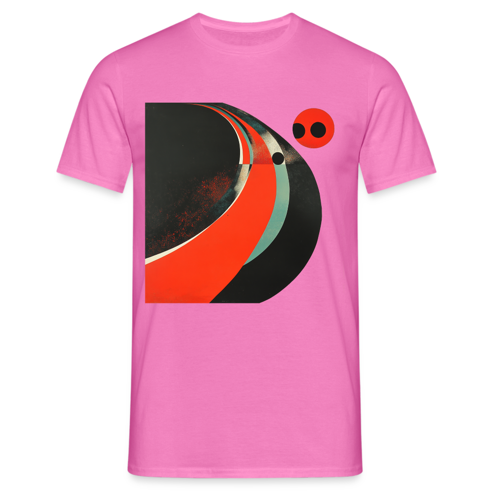 Distant Vinyl Dreams, T-shirt herr - rosa