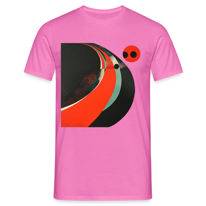 Distant Vinyl Dreams, T-shirt herr - rosa