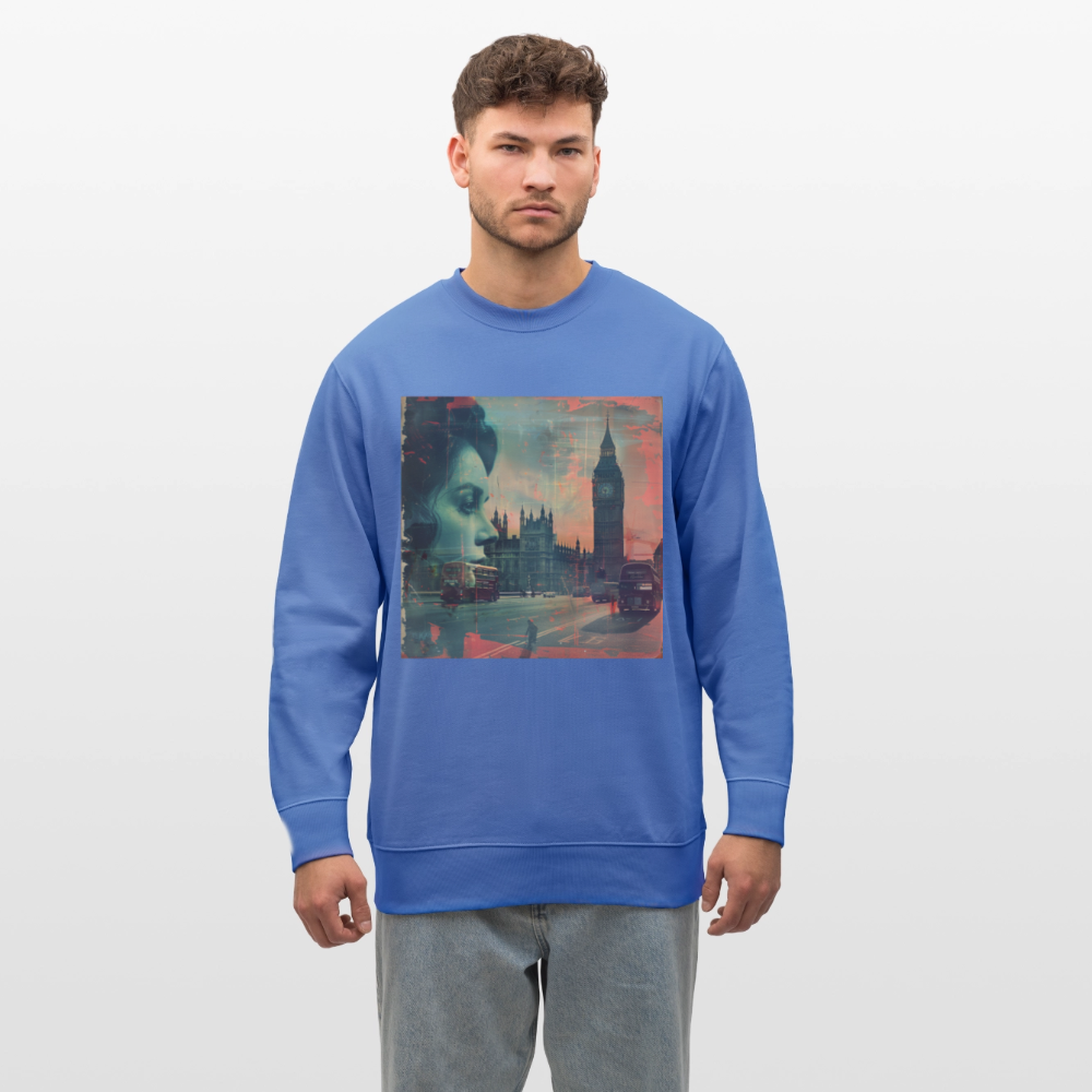 The Beat of London, Ekologisk sweatshirt CHANGER unisex från Stanley/Stella - blå