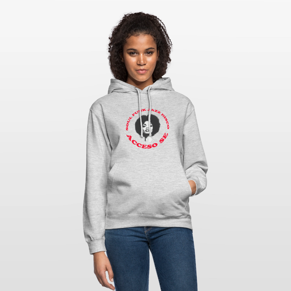 Where Music Lives – Powered by Acceso Family, Luvtröja unisex - ljusgråmelerad