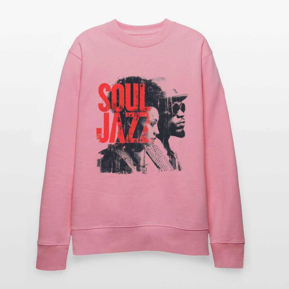The Essence of Soul Jazz, Ekologisk sweatshirt CHANGER unisex från Stanley/Stella - lila dröm