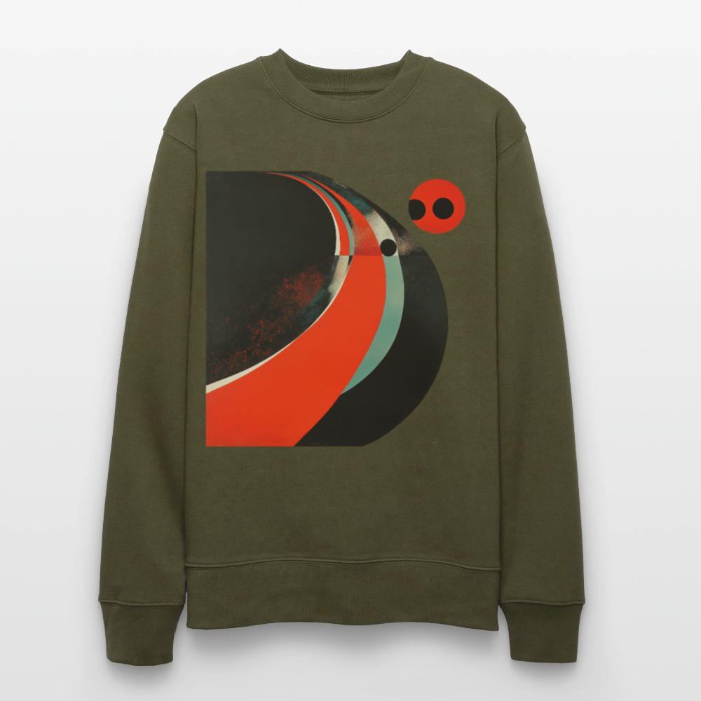 Distant Vinyl Dreams, Ekologisk sweatshirt CHANGER unisex från Stanley/Stella - kaki