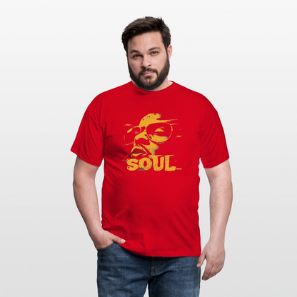 Funky Soul, T-shirt herr - röd