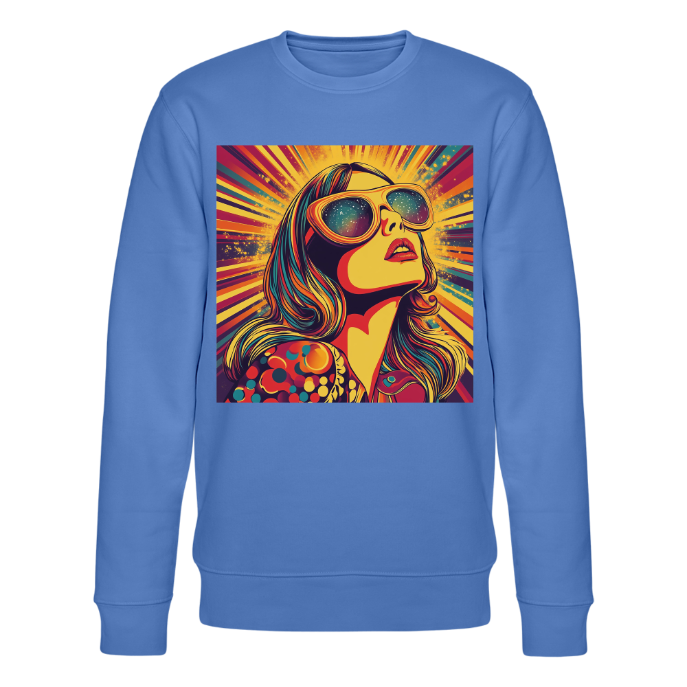 Disco Fever, Ekologisk sweatshirt CHANGER unisex från Stanley/Stella - blå