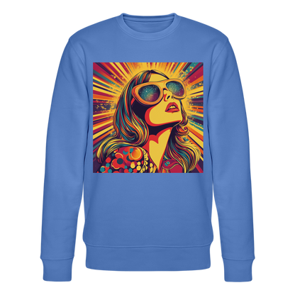 Disco Fever, Ekologisk sweatshirt CHANGER unisex från Stanley/Stella - blå