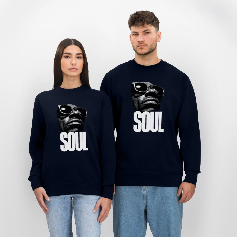 Soul Frequency, Ekologisk sweatshirt CHANGER unisex från Stanley/Stella - marinblått