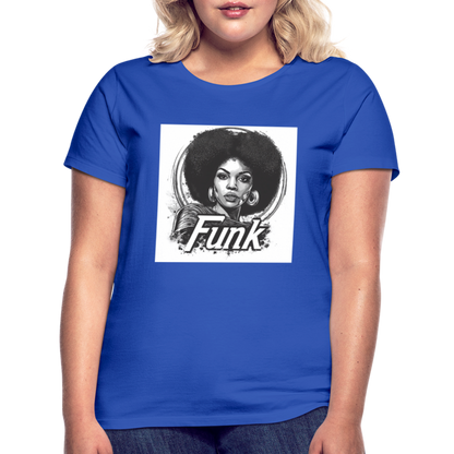 Funk Queen: Power in Motion, T-shirt dam - royalblå