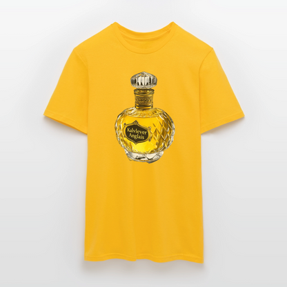 Eau de Perfume, T-shirt herr - gul