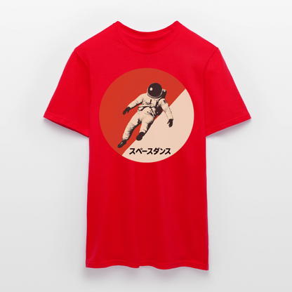 Space Dance, T-shirt unisex - röd