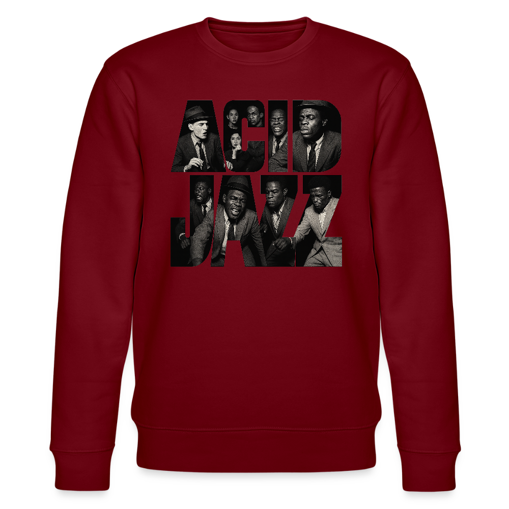 80s Club Jazzdance, Ekologisk sweatshirt CHANGER unisex från Stanley/Stella - vinröd