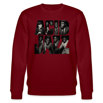 80s Club Jazzdance, Ekologisk sweatshirt CHANGER unisex från Stanley/Stella - vinröd