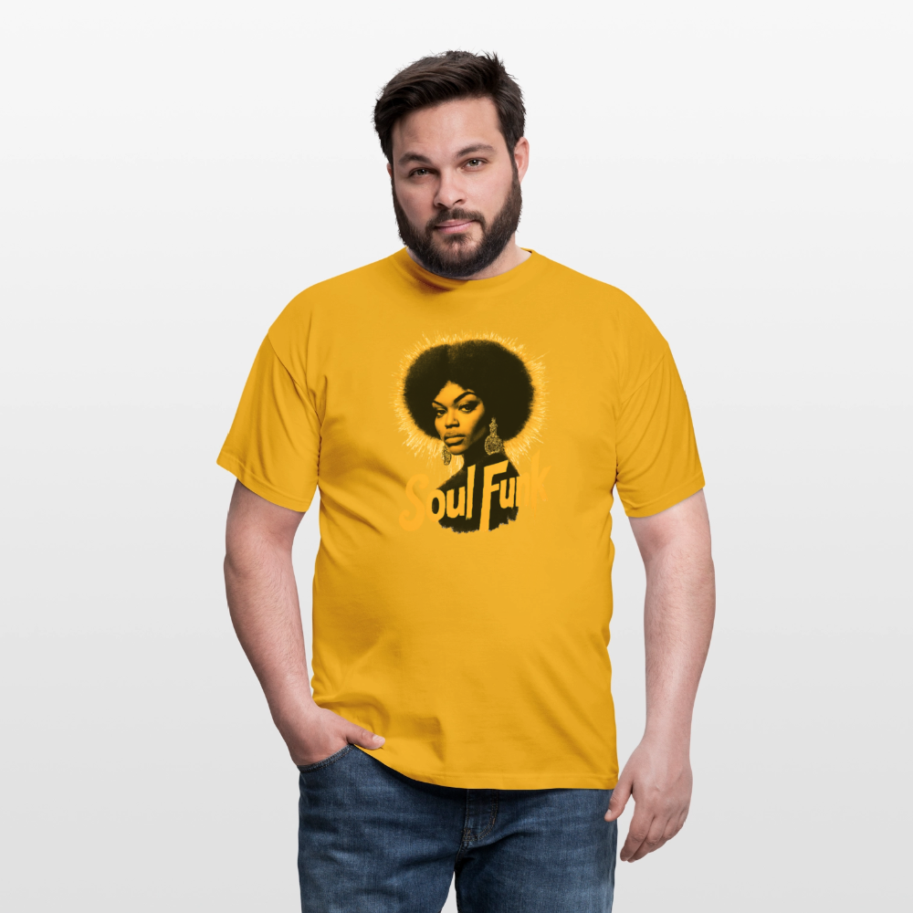 Soul Funk, T-shirt herr - gul
