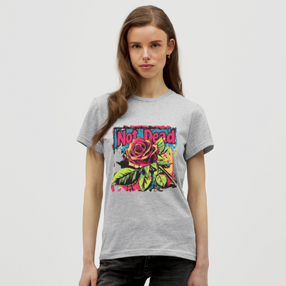 Den Eviga Rosen, T-shirt dam - gråmelerad