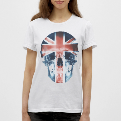 God Save the Skull, T-shirt dam - vit